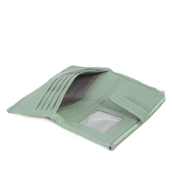Margelisch Margelisch Ledergeldbörse New York 4, Sage green, – Produktbild 3 von 3