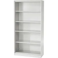 Regal "CONTACT", Höhe 198 cm (BxT) 100 x 43,5 , silber – Produktbild 1 von 1