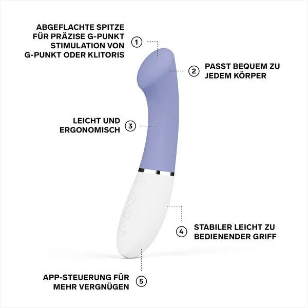 LELO App-gesteuerter G-Punkt-Vibrator - LELO GIGI 3, Blau, – Produktbild 3 von 4