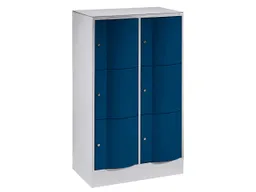 C+P C+P Schließfachschrank 2 Türme an/bl 3er – Produktbild 1 von 1