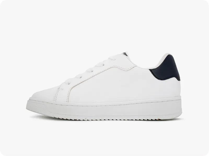 newve newve Herren vegan Sneaker Amazonia Glaciar Weiß, Extra dunkelblau, – Produktbild 2 von 2