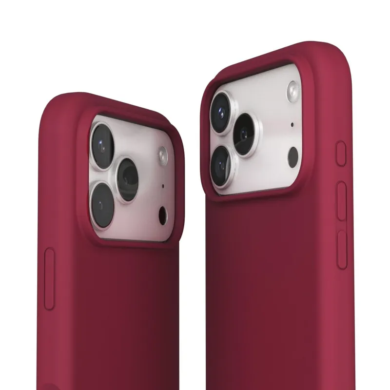 VONMÄHLEN Vonmählen Soft Silikon Case für iPhone 17 Pro Max Dark Red – Produktbild 4 von 4