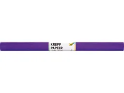 folia folia Krepppapier-Rollen, 50 cm x 2 m, 10 Rollen, dunkelviolett – Produktbild 1 von 1