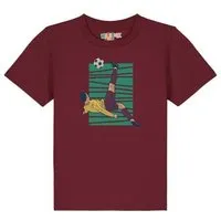 watabout kids watabout.kids T-Shirt Kinder Fußball, Burgundy, – Produktbild 1 von 1