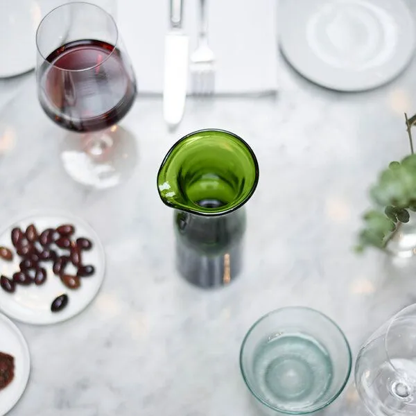 SAMESAME SAMESAME Upcycling Karaffe aus Piccolo-Champagnerflasche (0,37 l) – Produktbild 4 von 4
