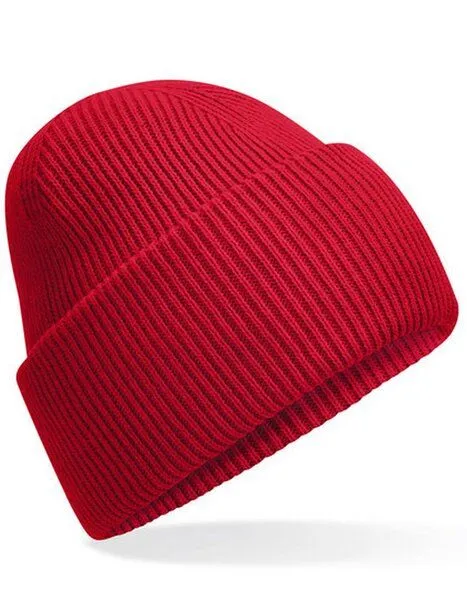 Beechfield Beechfield Damen / Herren Klassische Mütze mit tiefem Umschlag 30, Classic rot, – Produktbild 1 von 2