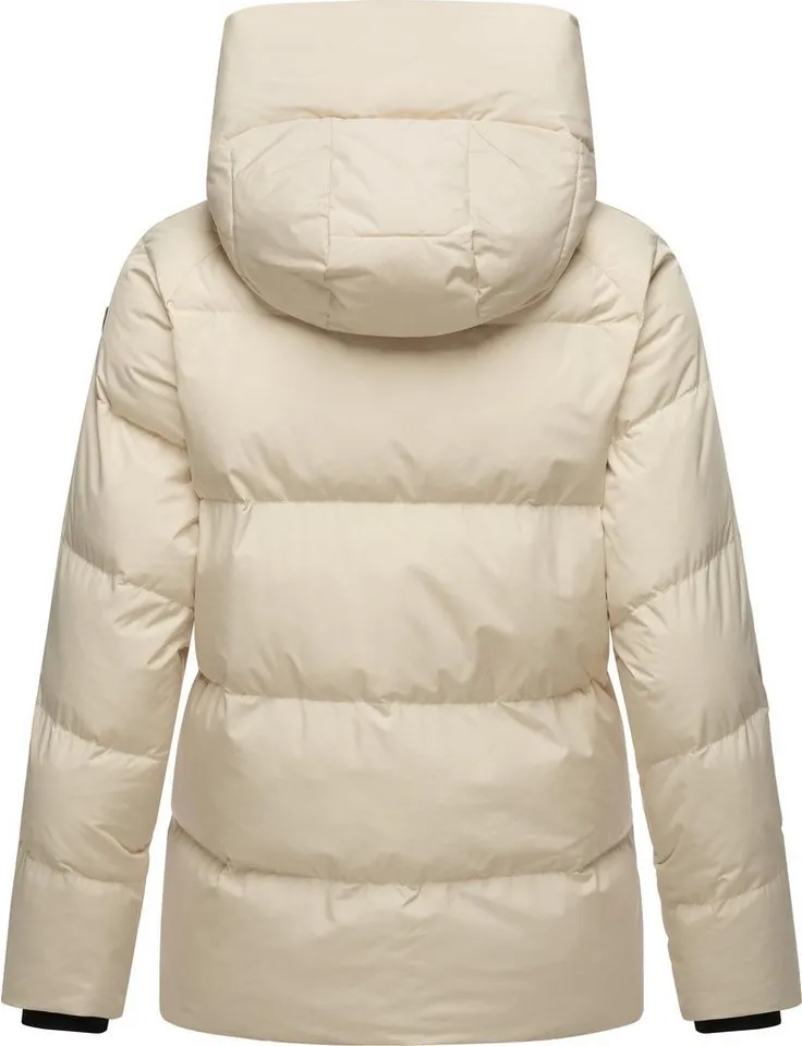 ragwear ragwear Steppjacke Cessi Wasserdichte Damen Winterjacke mit großer Kapuze, Braun, – Produktbild 4 von 5