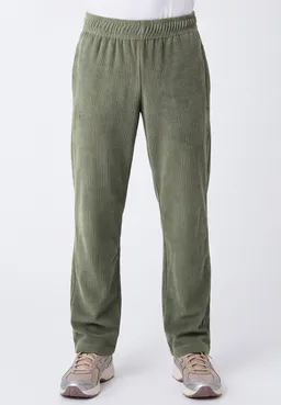 ORGANICATION ORGANICATION Herren vegan Jogginghose Aus Cord Olivgrün – Produktbild 1 von 1