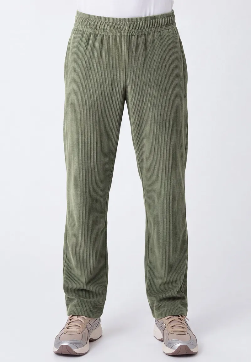 ORGANICATION ORGANICATION Herren vegan Jogginghose Aus Cord Olivgrün, Grün, – Produktbild 1 von 1