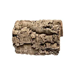 Kork-Deko Kork-Deko Kork Röhre: Kork Rinde, Nager | unten offen | gereinigt | 30 cm lang, Höhe >12cm – Produktbild 1 von 1