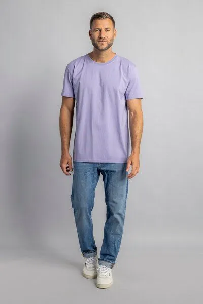 DIRTS dirts Premium Blank T-Shirt STANDARD, Lavender, – Produktbild 4 von 4
