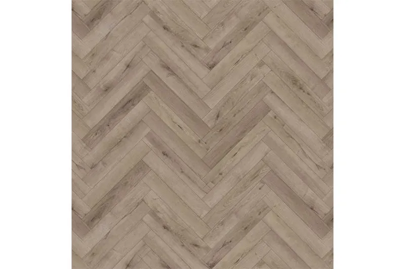 woodstore24 Premium Laminat Fischgrät, leicht grau, 12 mm stark, Abriebklasse AC4, (1,836 m² pro Paket) – Produktbild 1 von 1