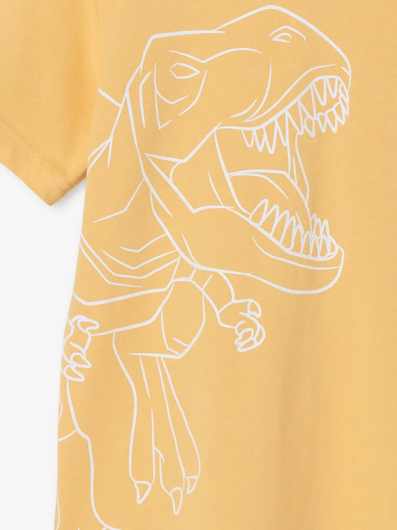 Vertbaudet T-Shirt mit Print für Jungen BASIC ocker, Ocker, – Produktbild 4 von 4