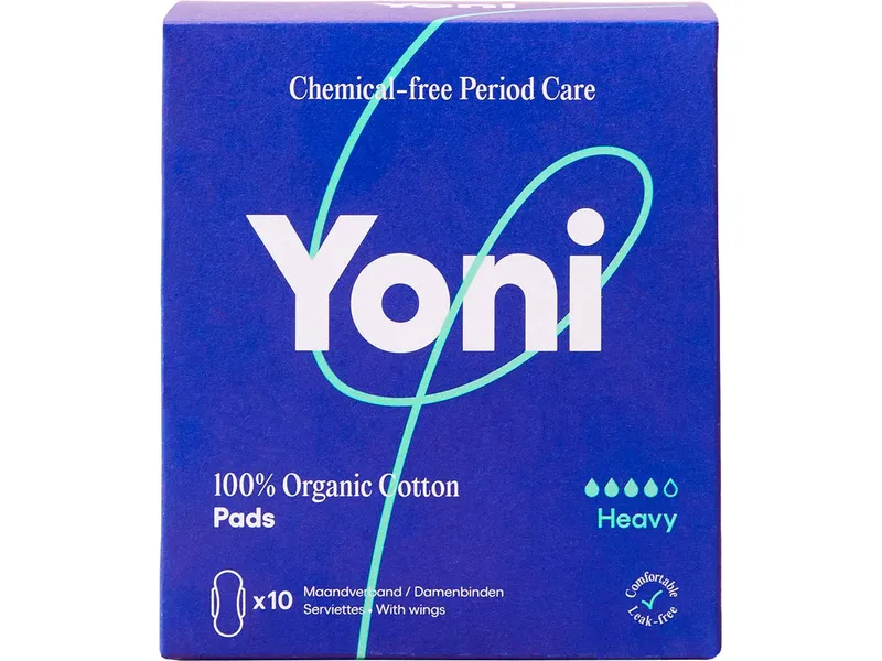Yoni Yoni Damenbinden mit Flügeln Heavy (10 Stück) – Produktbild 1 von 6