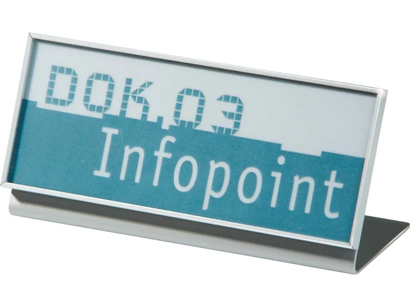 SignSystems SignSystems Tischaufsteller "NewAge" 15,0 x 6,0 cm – Produktbild 1 von 1