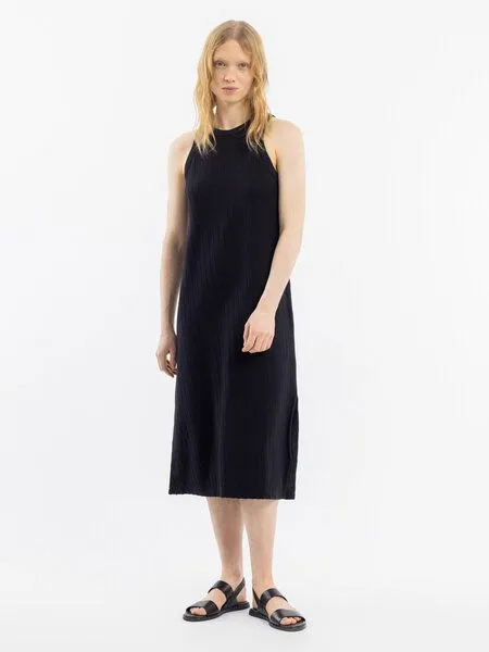 Rotholz Rotholz Sommerkleid - Knit - aus Bio-Baumwolle, Schwarz (black), – Produktbild 1 von 4