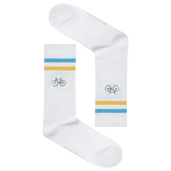 GreenBomb GREENBOMB Tennis-Socken Bike Loop White – Produktbild 1 von 2