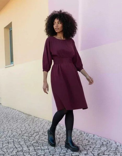 WiDDA WiDDA Langarm-Kleid LISANNE, Beere, – Produktbild 3 von 3