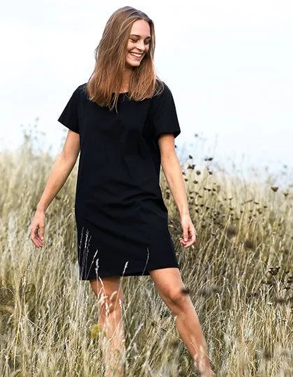 Neutral Neutral® Damen T-Shirt von Neutral Bio Baumwolle Lang Lounge Shirt, Schwarz, – Produktbild 3 von 4