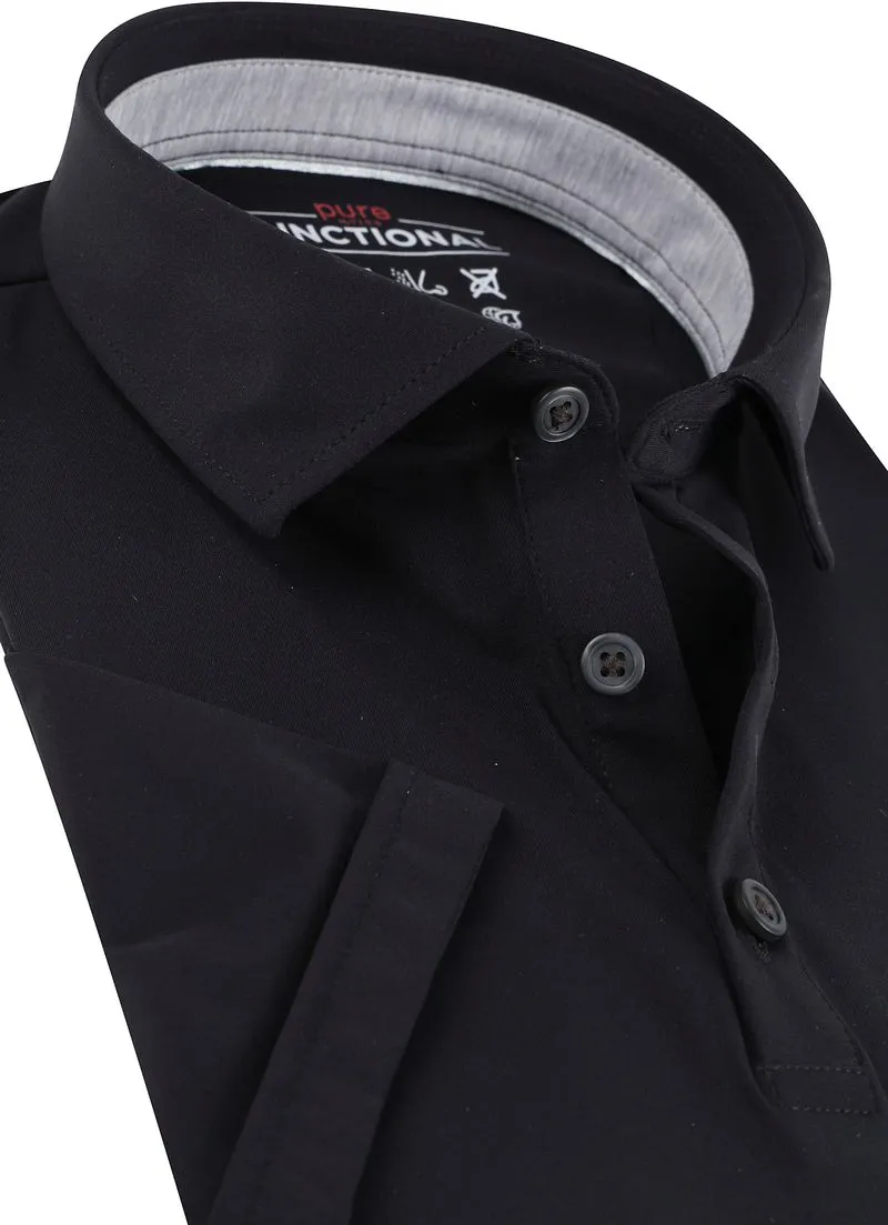 Pure Pure Functional Polo Shirt Schwarz - Größe S, Schwarz, – Produktbild 3 von 4
