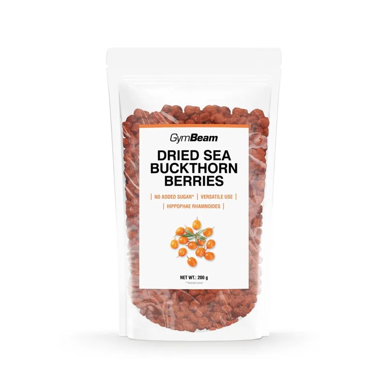 GymBeam Food GymBeam Getrocknete Sanddornbeeren 200 g – Produktbild 1 von 1