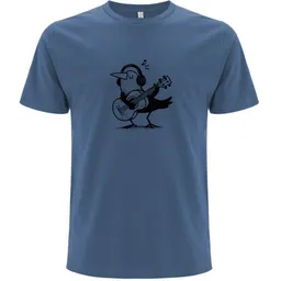 Spreecult Spreecult Gitarren Vogel - Bio und Fair - Männer Unisex T-Shirt - Guitar Bird – Produktbild 1 von 1