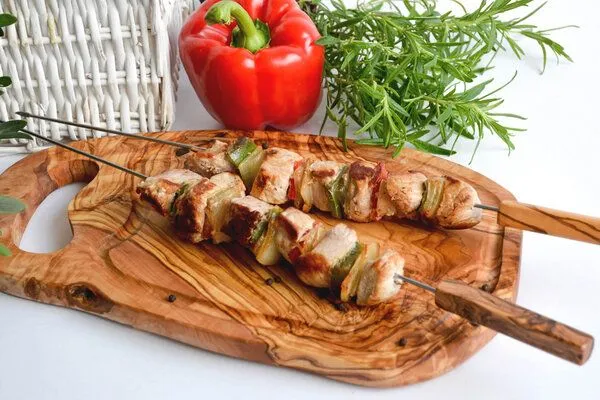 Olivenholz erleben Olivenholz erleben Steakbrett mit Rille und Grifflasche – Produktbild 5 von 5
