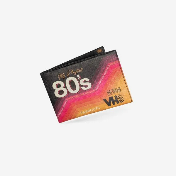 paprcuts paprcuts RFID Portemonnaie, Vhs (orange rot gelb), – Produktbild 1 von 4