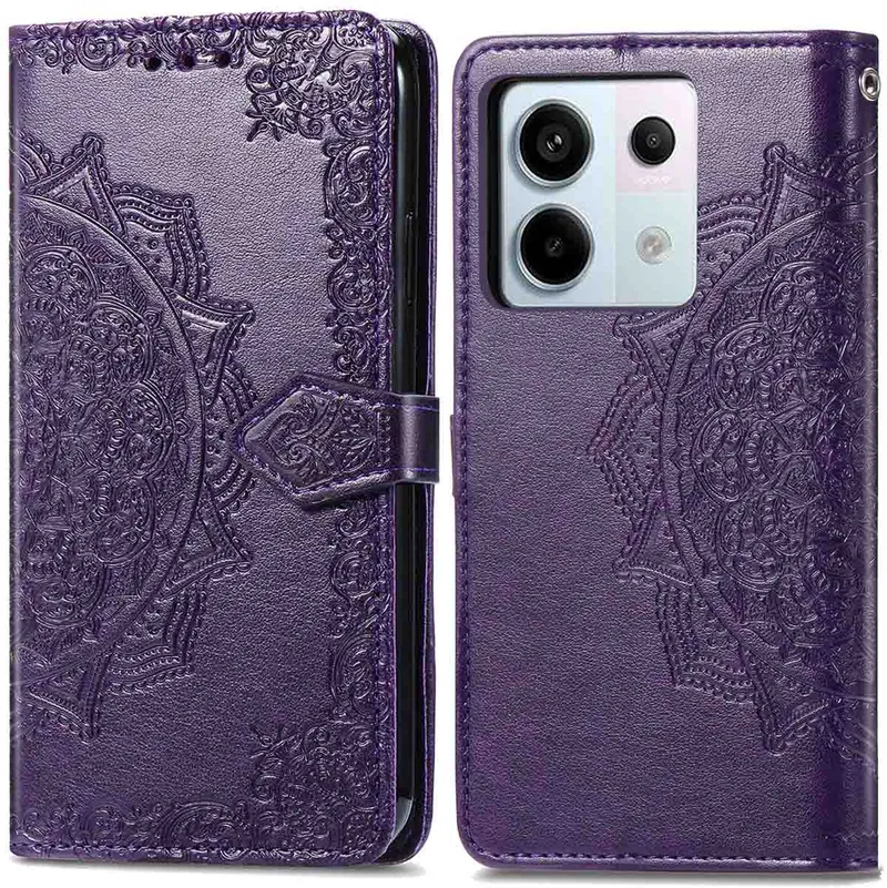 imoshion imoshion Mandala Klapphülle für das Xiaomi Redmi Note 13 Pro (5G) / Poco X6, Lila, – Produktbild 1 von 1
