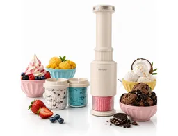 Seeger Eismaschine für Eis, Gelato, Sorbet, Slush und Frozen Drinks, 1,05 l, 5 Eisprogramme, manuelle Bedienung, kompaktes Design – Produktbild 1 von 1