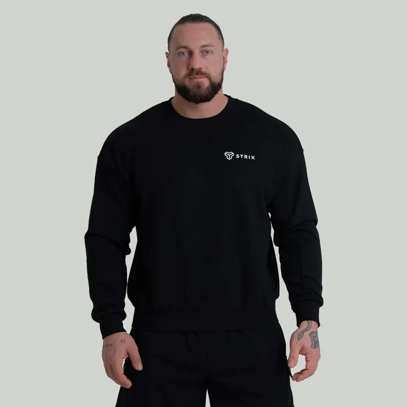 GymBeam OG1 STRIX Sweatshirt Relaxed ZOA in Black XXL – Produktbild 1 von 1