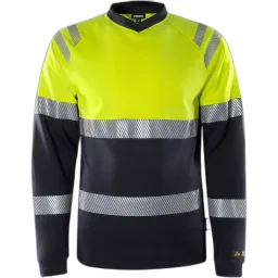Fristads Langarm-High-Visibility-T-Shirt Klasse 1 Fristads 7107 TFL – Produktbild 1 von 1