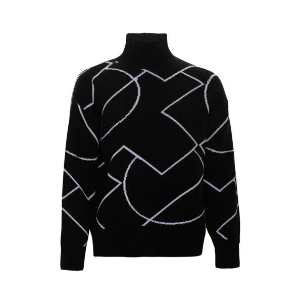 trueStory trueStory Oversized Pullover - GRESA, Black/white (mehrfarbig), – Produktbild 4 von 4