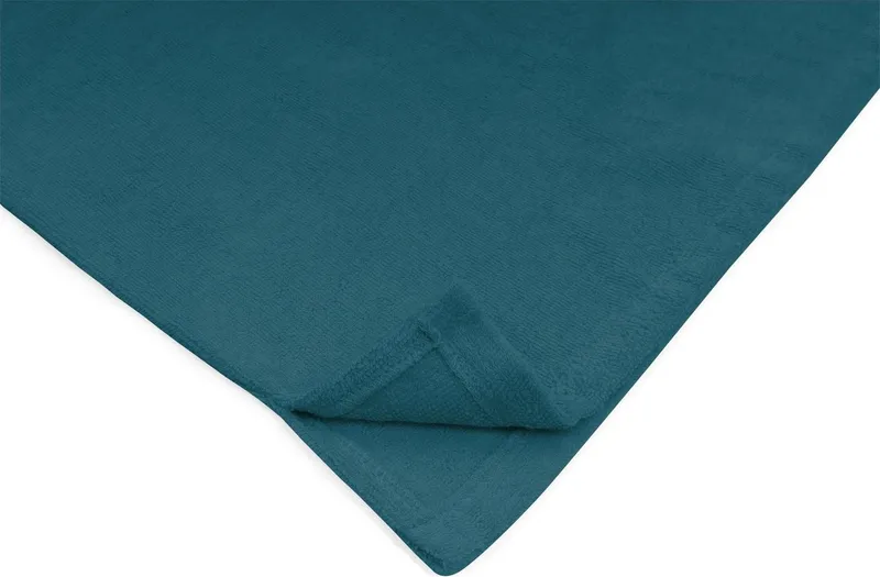 normani Badeponcho Kinder Badeponcho -Puwai- (10-13 Jahre), Bio-Baumwolle, Kapuze, Schlupf, Badeponcho aus 100 % Bio-Baumwolle, Blau, – Produktbild 1 von 5