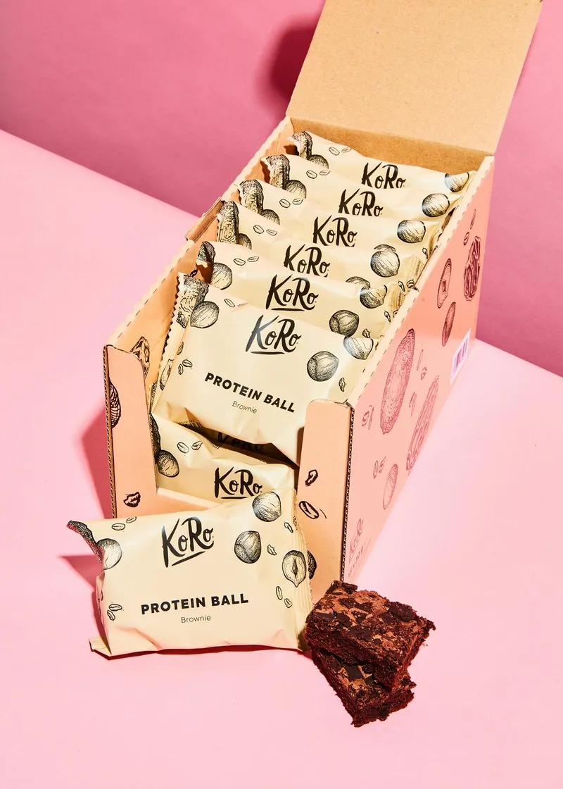 KoRo Protein Ball Brownie 14 x 30 g – Produktbild 1 von 5