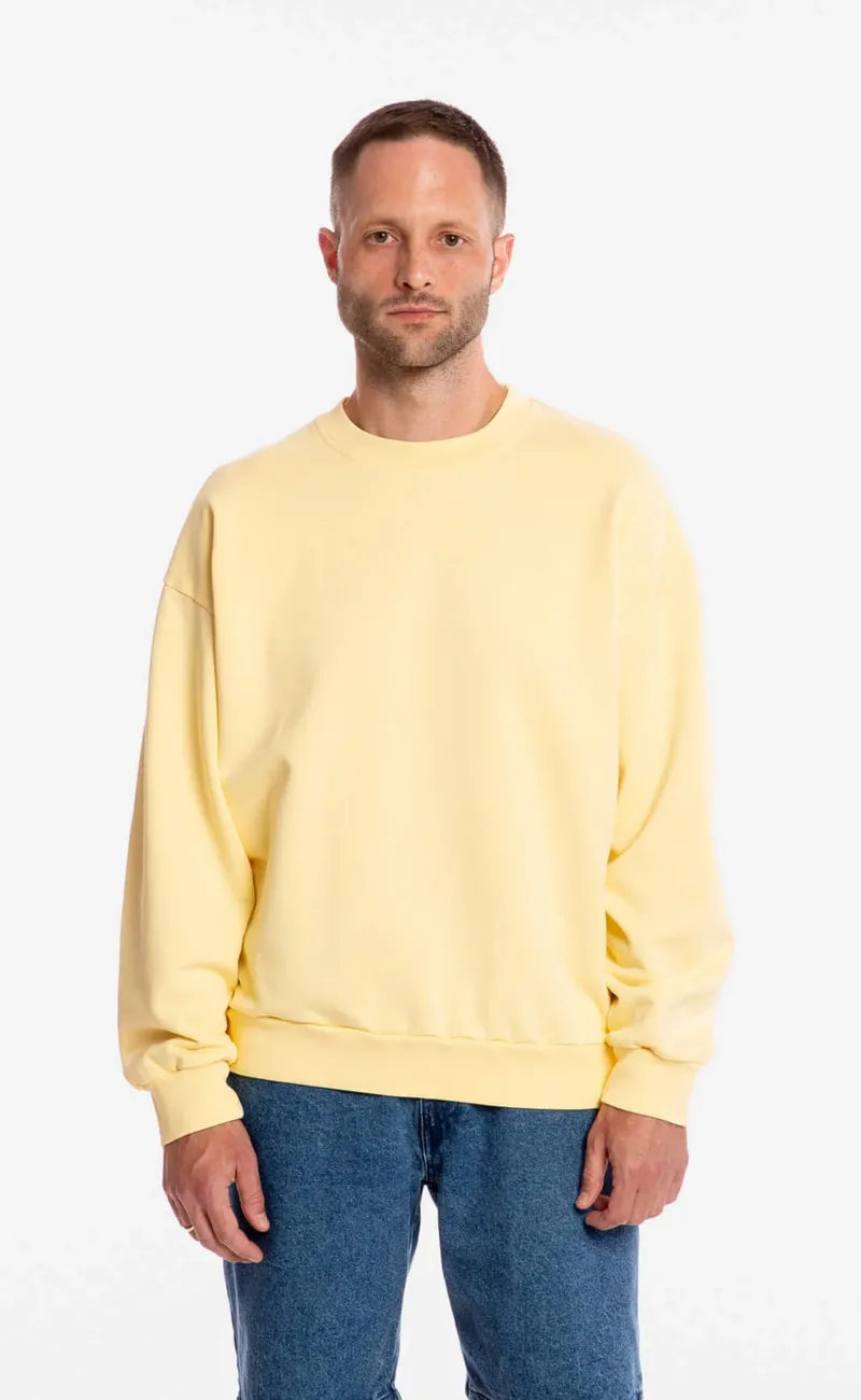 MATONA MATONA Herren vegan Sweatshirt Vanille, Hellgelb, – Produktbild 2 von 2
