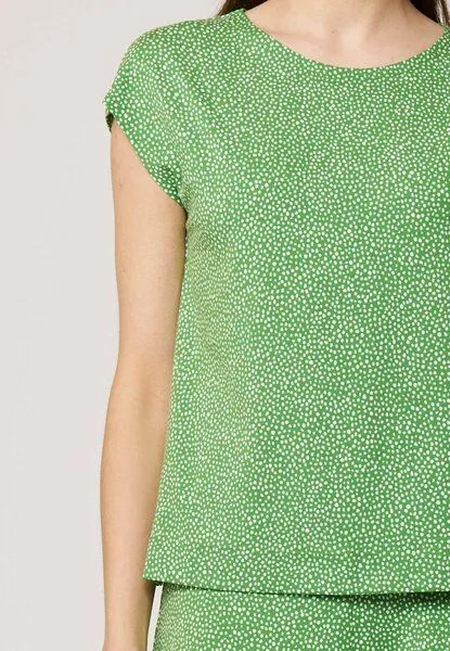 LANA Organic LANA Organic Sommershirt für Damen, Modell Kim, Luiza island green, – Produktbild 2 von 4