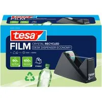 Tesa tesa Tischabroller "ECONOMY" inkl. 1 Rolle 10 m x 19 mm "CLEAR RECYCLED" – Produktbild 1 von 1