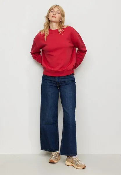 recolution Damen Sweatshirt aus Bio-Baumwolle - NERINE - recolution, Signal red (rot), – Produktbild 3 von 4