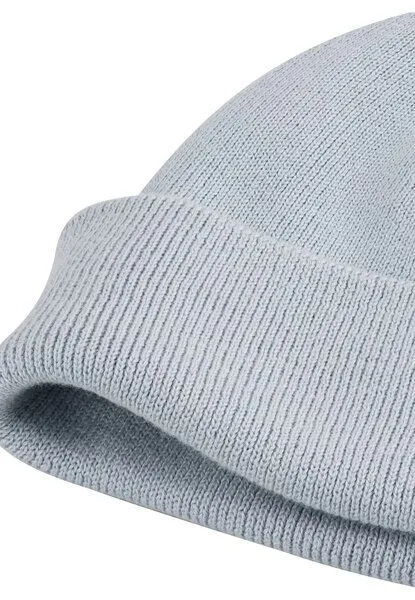 MELA MELA Feinstrick Mütze kurz Style LESH aus 100% Bio-Baumwolle, Cloudy blue, – Produktbild 4 von 4