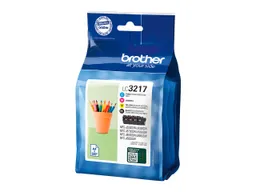 Brother Brother Tintenpatronen LC-3217BK/C/M/Y schwarz, cyan, magenta, gelb 4er-Set – Produktbild 1 von 1