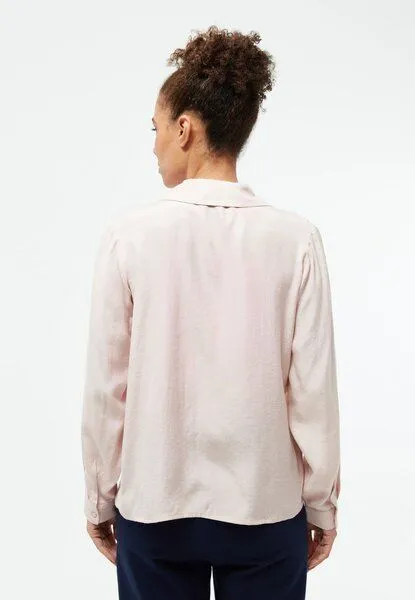 Givn Berlin Givn Berlin Bluse GBZORA aus TENCEL mit Reverskragen, Powder pink (tencel), – Produktbild 4 von 4
