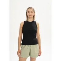 MELA MELA Ripp Tanktop Style DRISNA aus 100% Bio-Baumwolle, Schwarz, – Produktbild 1 von 1