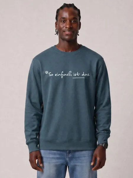 watapparel watapparel Sweatshirt Unisex So einfach ist das, Stargazer, – Produktbild 2 von 2