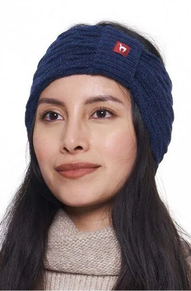 Apu Kuntur Apu Kuntur 100% Alpaka-Stirnband aus Peru - BIESEN, Blau, – Produktbild 1 von 3