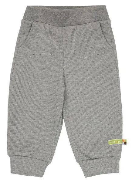 loud + proud loud + proud Babys & Kinder Hose Waffel, GOTS-zertifiziert, Grey(grau), – Produktbild 2 von 2