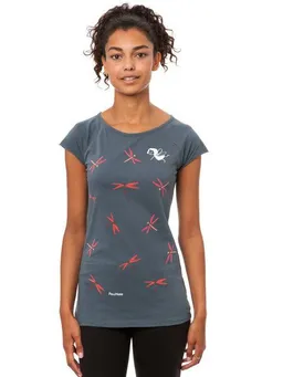 FellHerz FellHerz Damen T-Shirt Libellenmädchen Bio Fair – Produktbild 1 von 1