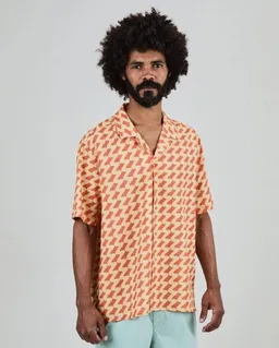 Brava Fabrics Brava Fabrics Gum Aloha-Hemd Rostrot – Produktbild 1 von 1