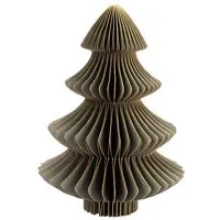 El Puente El Puente Papier-Tannenbaum "Falta" | Fair Trade & Handmade aus Indien, Grau, – Produktbild 1 von 1
