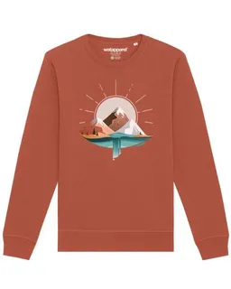 watapparel watapparel Sweatshirt Unisex Sunrise & Lake – Produktbild 1 von 1